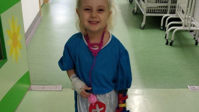  Chloe's parents are trying to raise the funds for specialist treatment