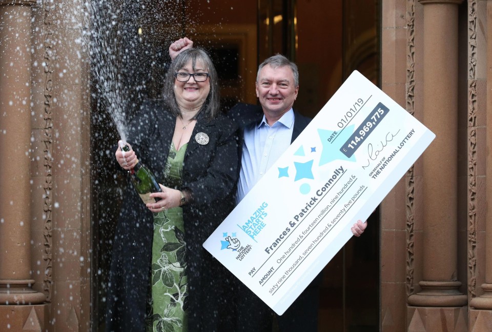 EuroMillions couple who scooped £115MILLION jackpot