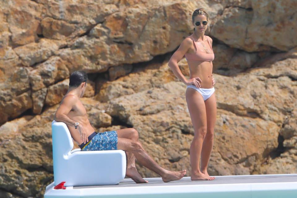  Vogue and husband Spencer Matthews are currently on holiday together in St Barts in the Caribbean with other family members