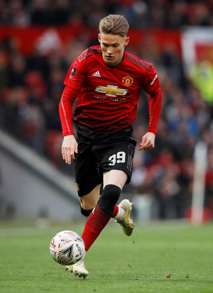  Scott McTominay was one of the standout performers for United with a dominant display in midfield