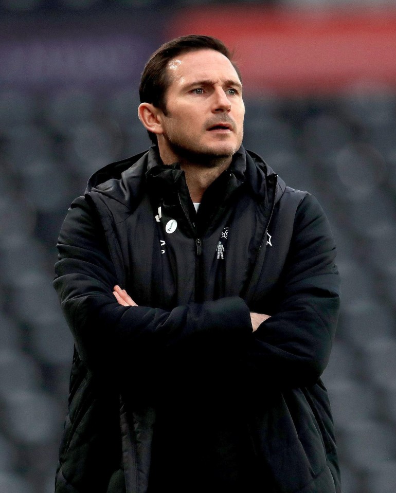 Frank Lampard was working with his side on the training ground when the spy was caught