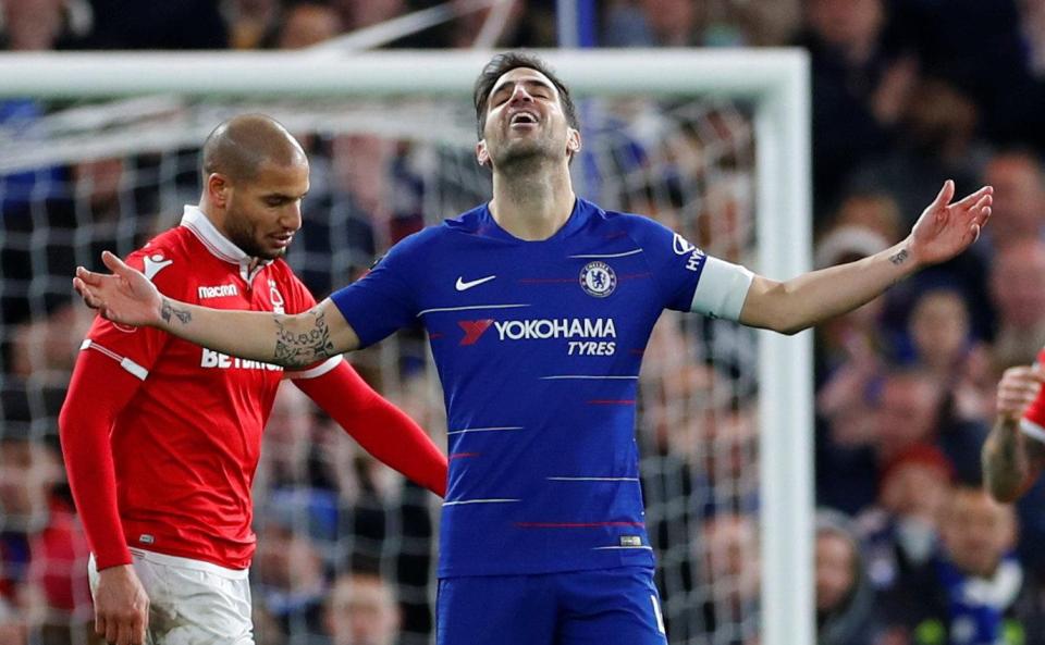  Fabregas came off injured and is expected to leave for Monaco