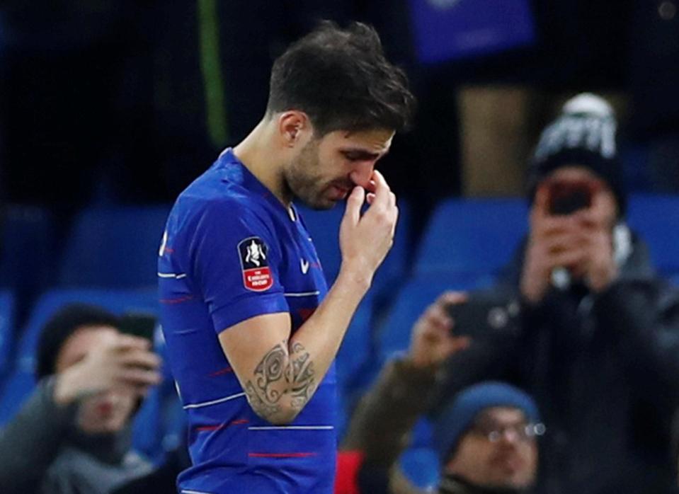  An emotional Cesc Fabregas says his goodbyes to Chelsea on Saturday