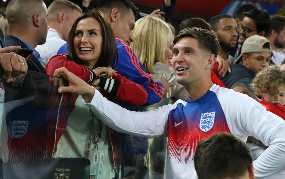  Millie was in Russia to cheer on the Three Lions