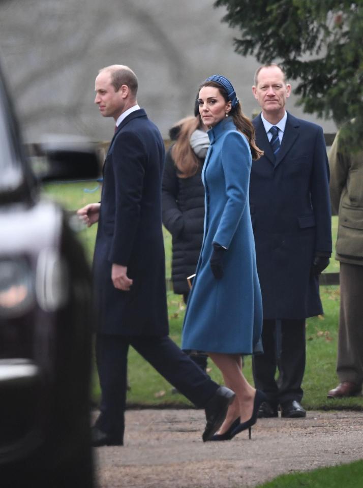  Kate Middleton and Prince Williams were seen on Sunday attending church with the Queen in Sandringham