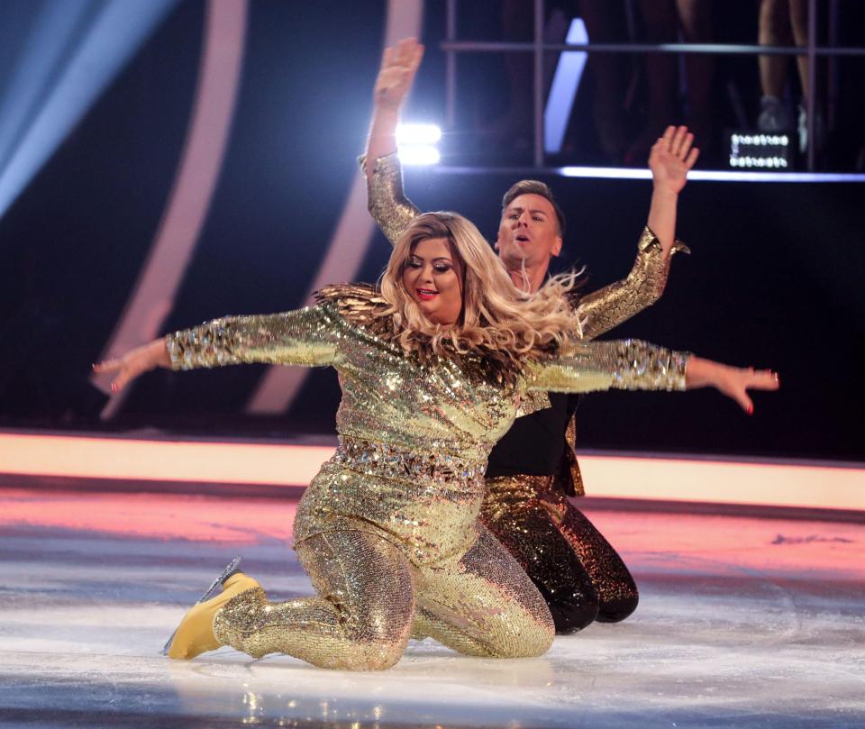  Gemma believes her relationship with Arg has suffered since her fame rocketed thanks to her stint on ITV skating show Dancing on Ice