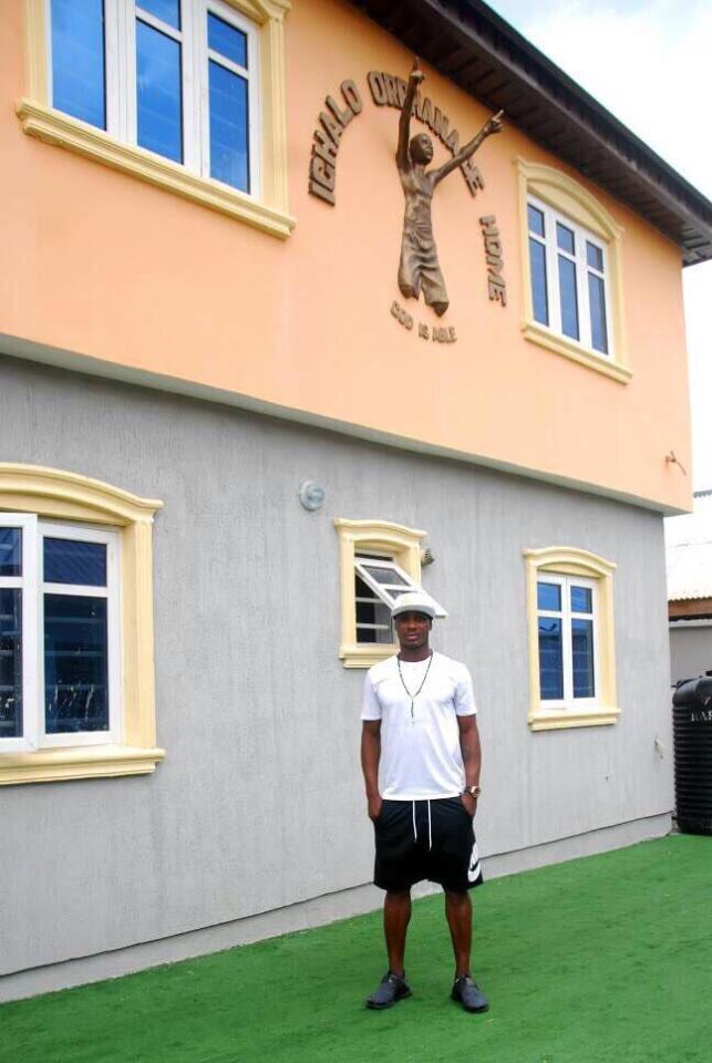  The Ighalo Orphanage Home is in Lagos where the striker grew up