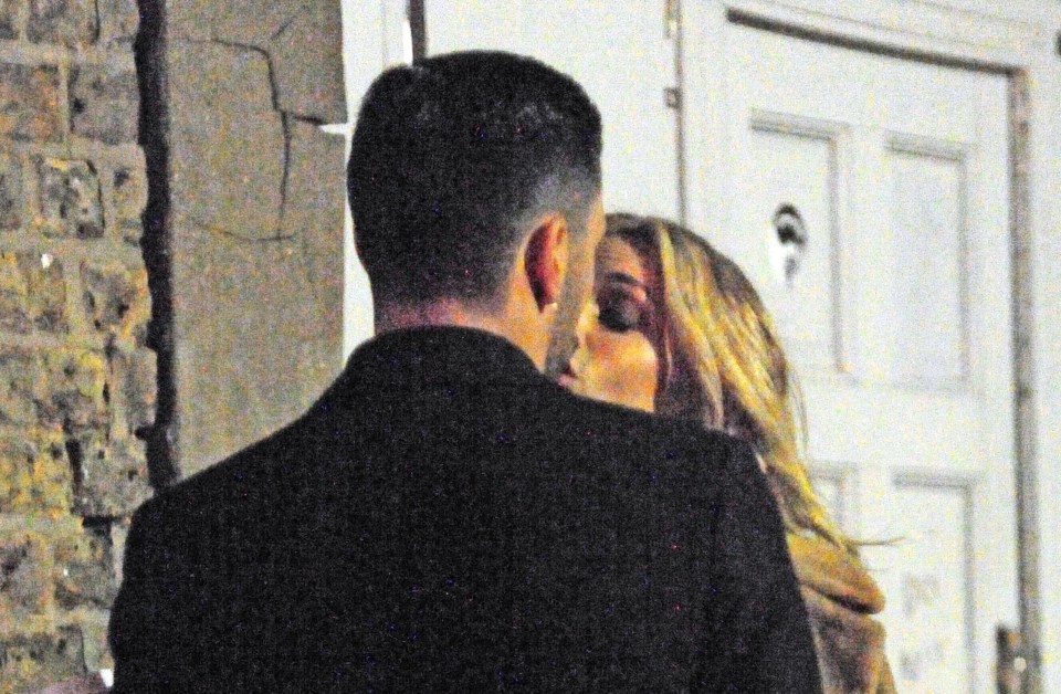 Ashley Roberts and Giovanni Pernice snogged each other in the street after leaving Strictly tour rehearsals last week