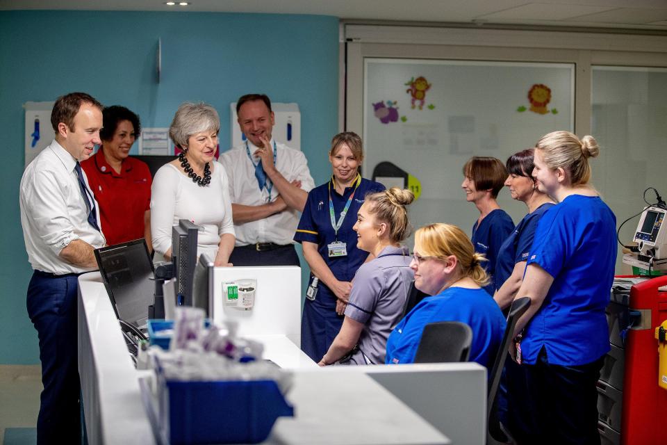  She spoke to staff at the Alder Hey children's facility just three miles away