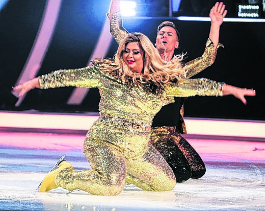  Gemma Collins wowed fans with her Dancing on Ice routine on Sunday