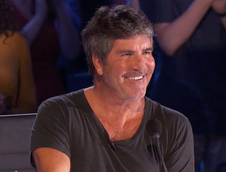  AGT boss Simon Cowell looks chuffed to bits as his BGT star triumphs all over again on the US version