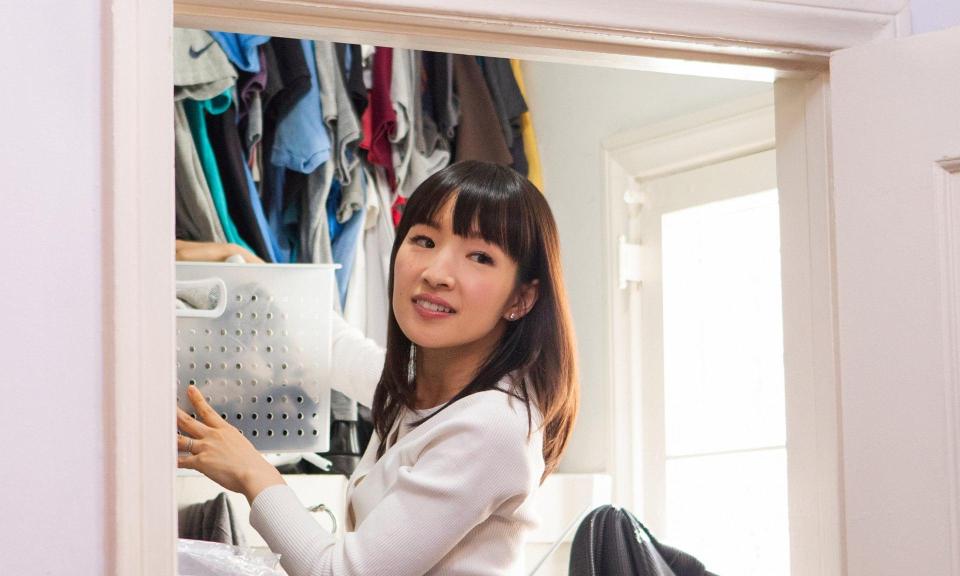  Using the KonMari method, Marie helps people visualise and make real a life without excessive things