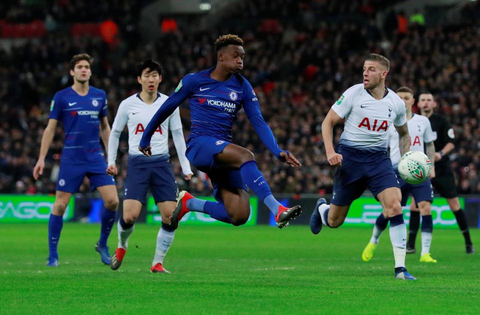  Hudson-Odoi impressed against Tottenham while his future remains unclear with Bayern Munich desperate to sign him