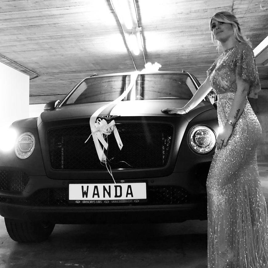  Icardi bought wife and agent Wanda a Bentley Bentayga for Christmas