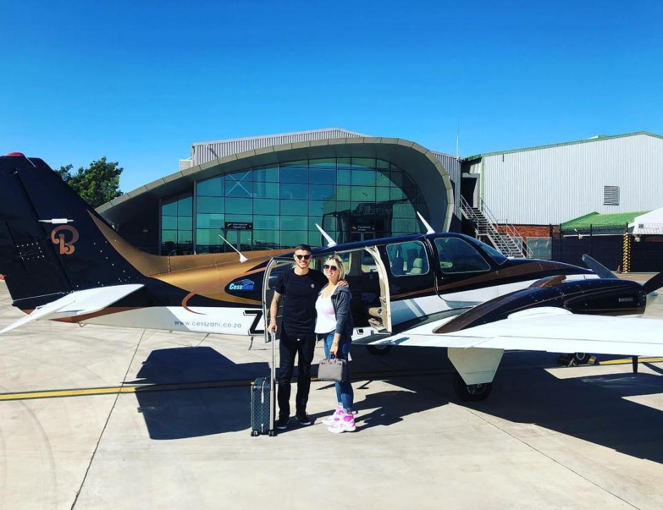  Icardi and Wanda regularly travel by private jet as well