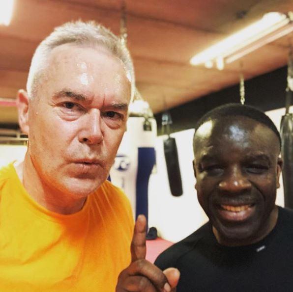 Former British and European boxing champion Clinton McKenzie is the man behind Huw’s transformation