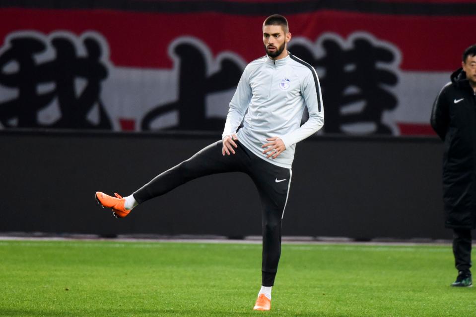  The Belgium forward is looking to escape from life in China