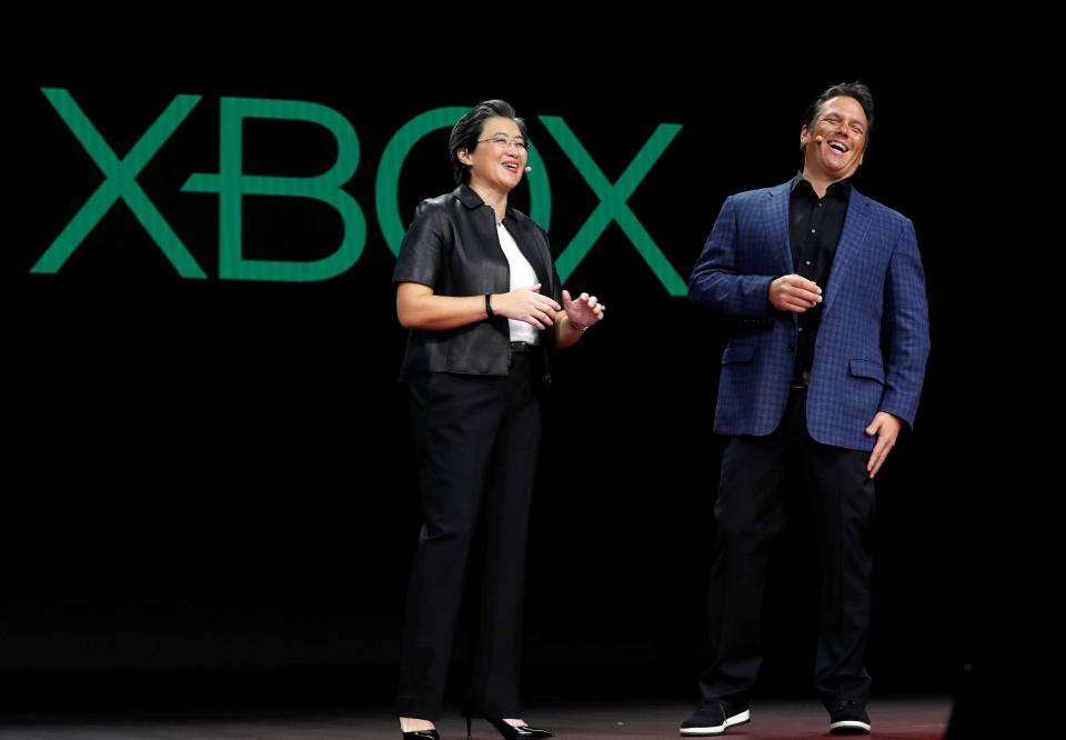  Microsoft's Phil Spencer, head of Xbox, popped up during AMD's CES press conference