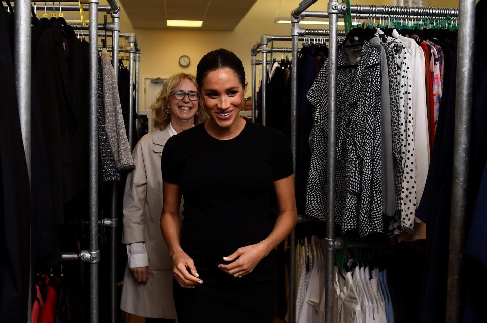  Meghan has been giving fashion tips today