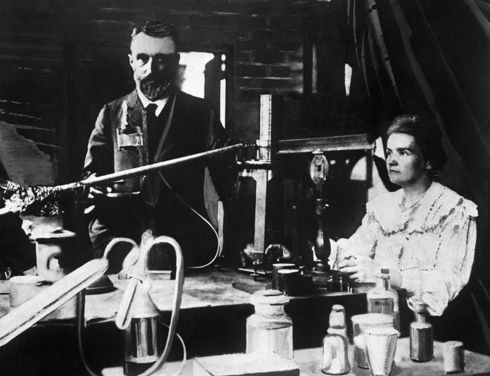 Marie and Pierre Curie won a Nobel Prize for their research