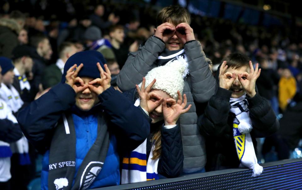  Leeds United fans have started to mock their opponents with spy gestures