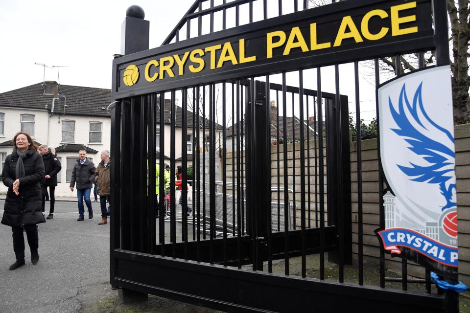  Crystal Palace have opened up their doors to the homeless this winter