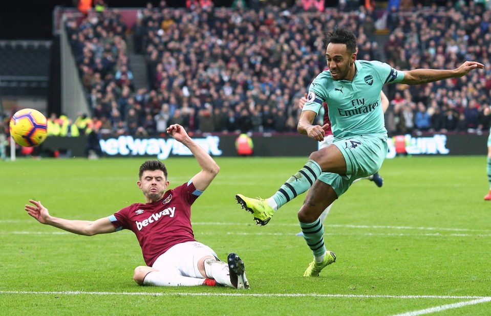  Pierre-Emerick Aubameyang failed to add to his impressive 14 goal tally in the league