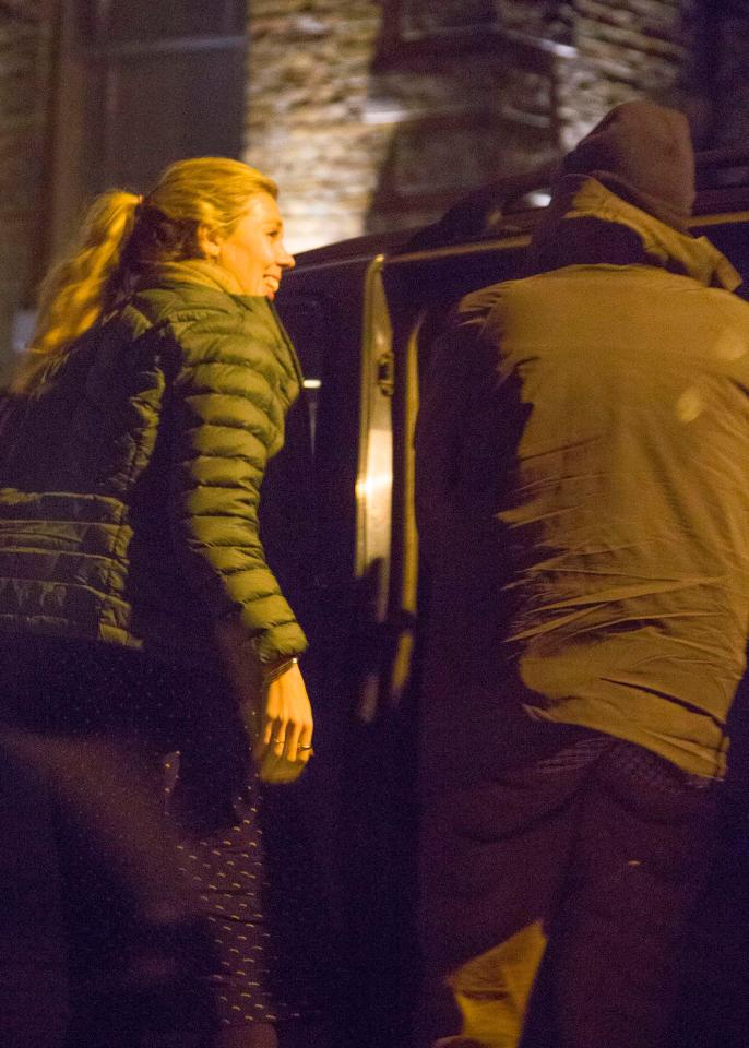  Carrie is all smiles with Boris outside Carrie's South East London  flat