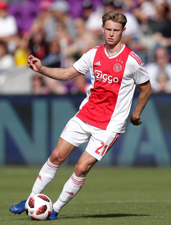  De Jong had confirmed his plans to stay with Ajax until the summer