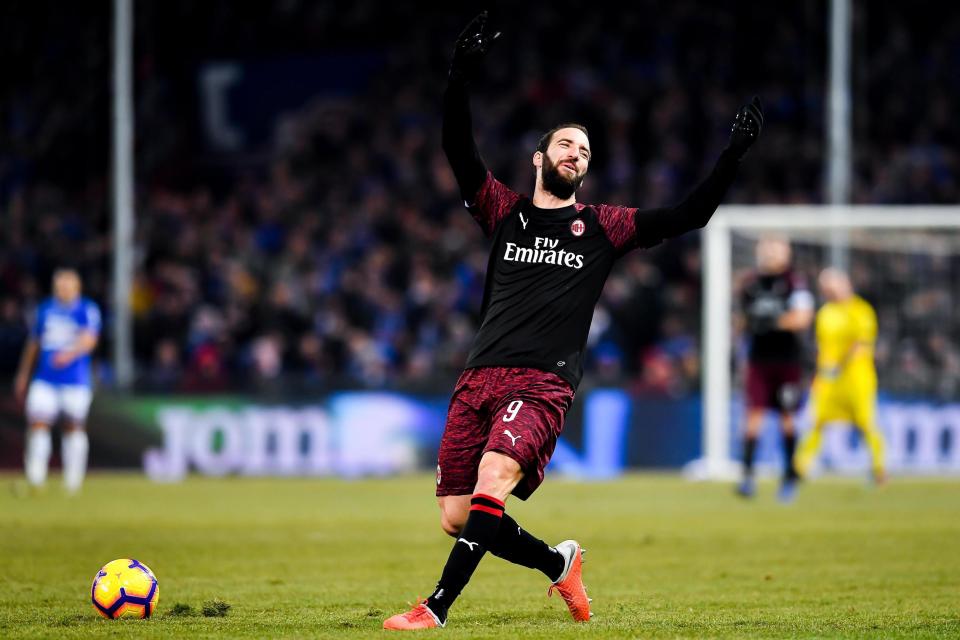  Gonzalo Higuain has reportedly told AC Milan boss Gennaro Gattuso he wants to leave