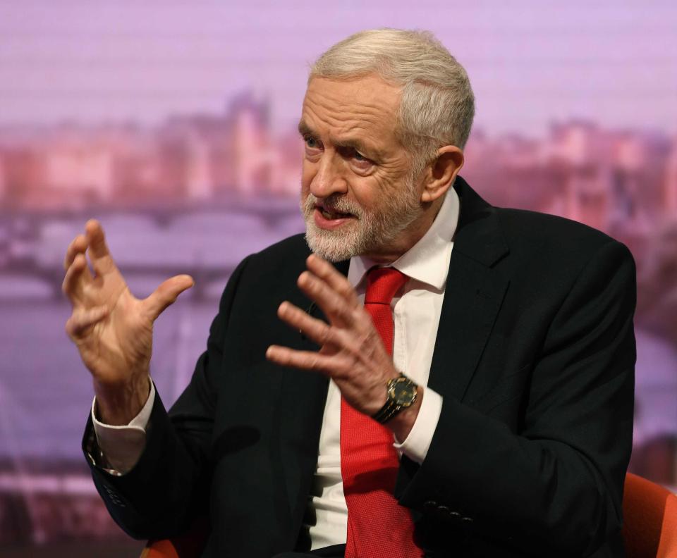  Jeremy Corbyn spoke on the Andrew Marr show, pledging to call for a General Election