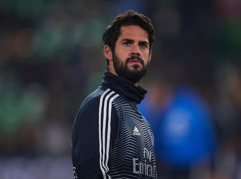  Isco was dropped for Sunday's 2-1 win over Real Betis