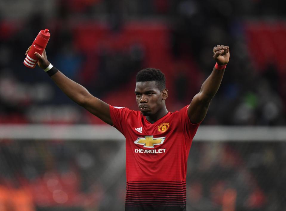  Paul Pogba shone once again as United beat Tottenham away