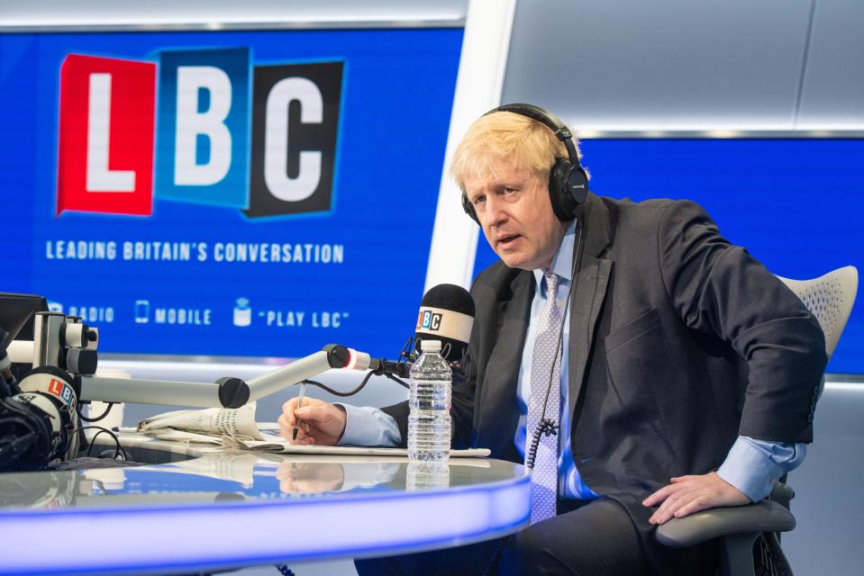  Boris Johnson admitted 'I bottled it' over pulling out of 2016 PM race during an LBC phone-in