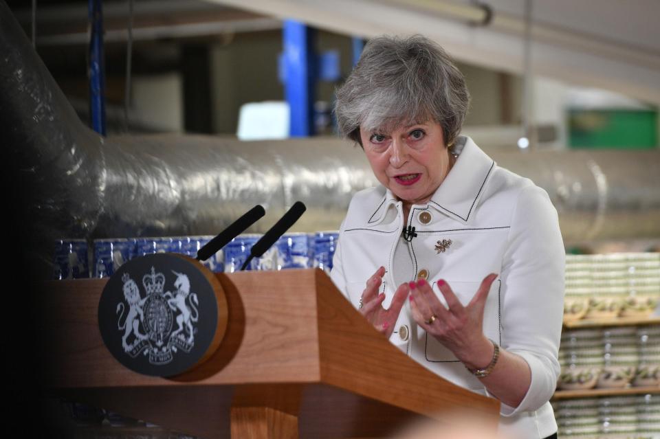  The PM said it could be 'catastrophic' for Britain if her deal was thrown out