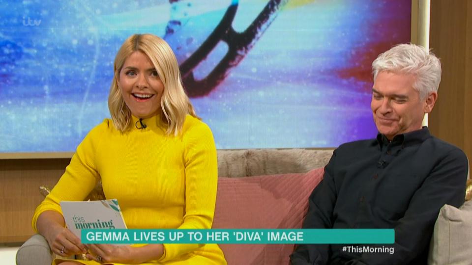  On This Morning Holly publicly condemned Gemma's backstage behaviour such as delaying rehearsals by taking a nap