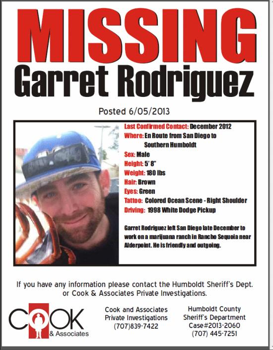  The six-part series looks at the case of missing person Garret Rodriguez