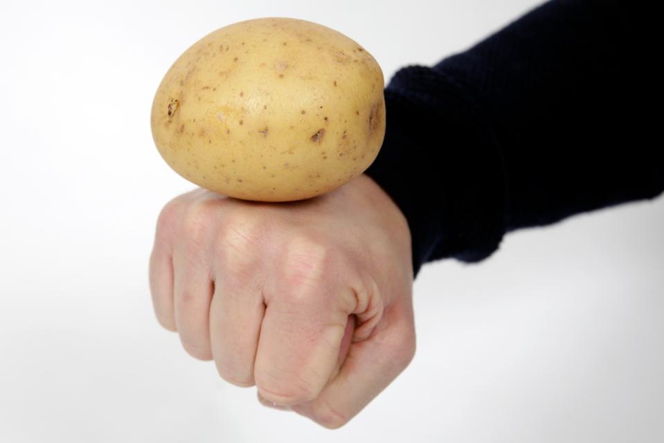  A baked potato should be no larger than your fist, new guidelines say