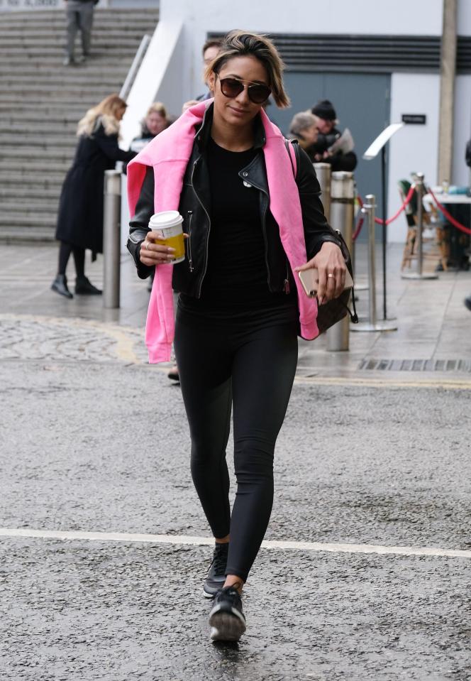  Karen Clifton donned a pair of shades for the outing