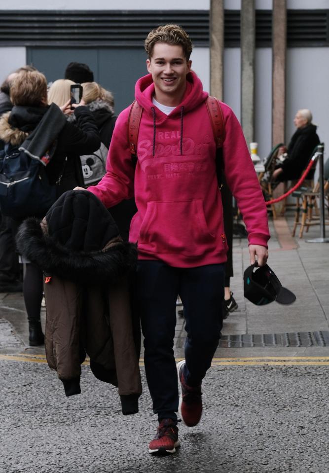  AJ Pritchard looked in high spirits