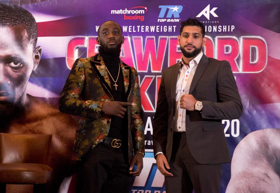  Amir Khan will fight Terence Crawford in New York this April