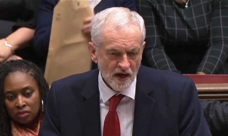 Jeremy Corbyn called a vote of no confidence in the PM tonight