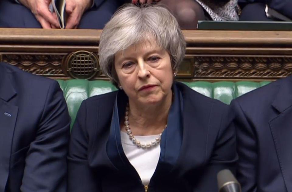  Theresa May faces the darkest moment of her career after 432 MPs voted to kill off her withdrawal agreement