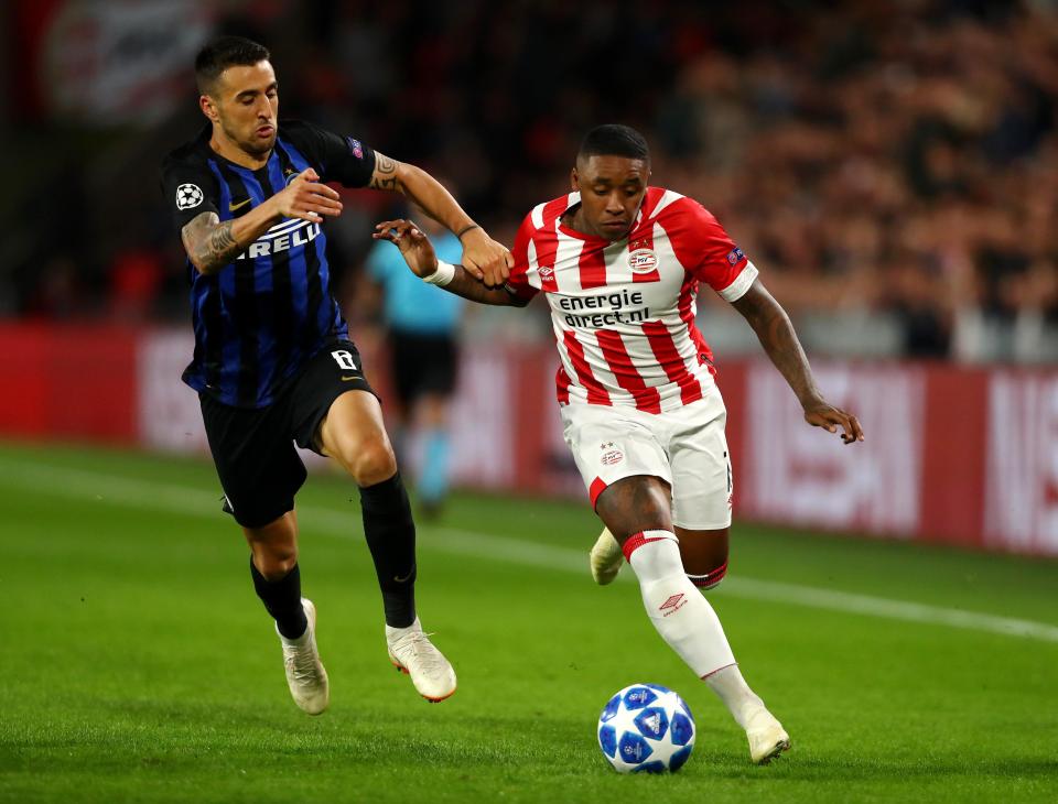  Bergwijn is valued at £30million by PSV and United are considering making a summer bid for his services