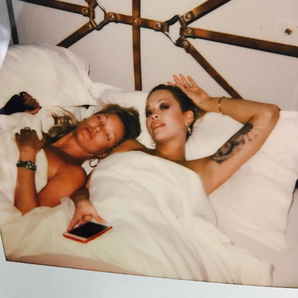  Rita Ora wished Kate Moss a happy birthday on Wednesday morning