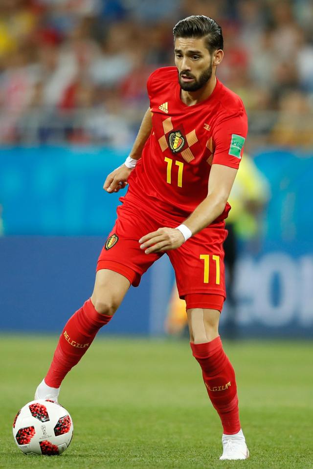  Yannick Carrasco has scored seven goals in 25 appearances this season