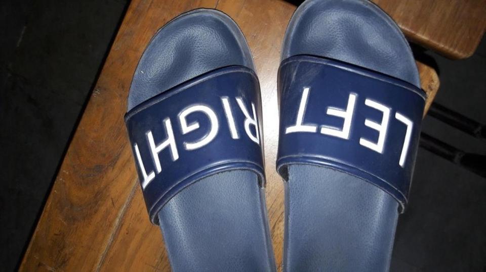  Something doesn't seem quite right about these flip-flops, nor the left either