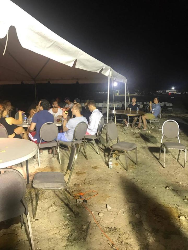  Guests were left seriously disappointed by half-built tents, rat droppings and stray dogs running around the site