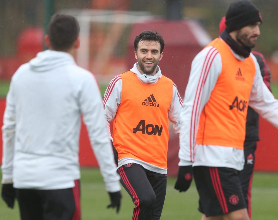  Former player Giuseppi Rossi was in attendance with the team at Carrington