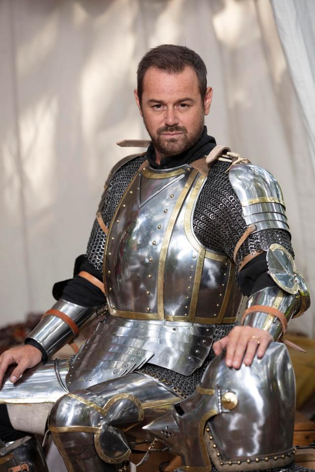  Danny Dyer wearing medieval chainmail like his ancestor Sir Henry Percy